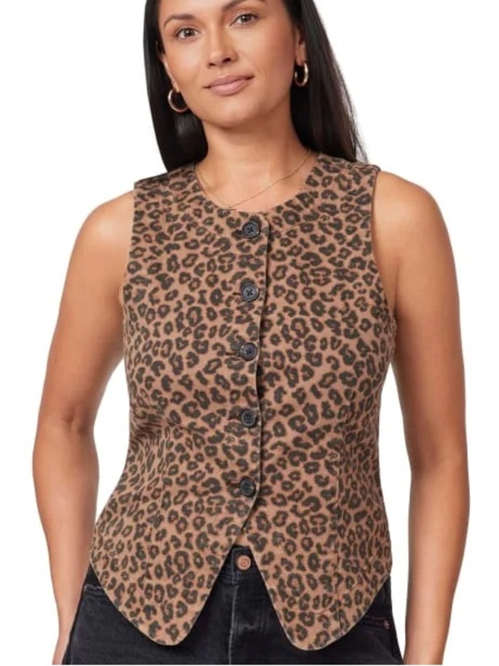 NWT Scotch & Soda Leopard Print Vest
